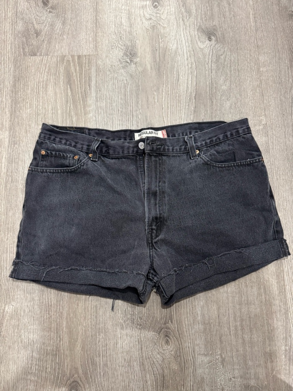 Vintage Levi’s 505 Black Denim Women’s Shorts